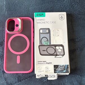 Hybrid Magnetic MagSafe-Compatible iPhone Case — Pink